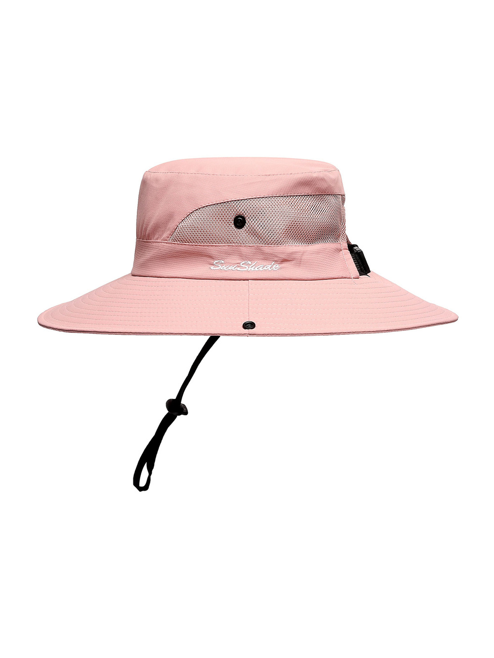 Womens Summer Sun Hat Beach Hat Wide Brim Outdoor UV | Pure Pink | Size 6-7